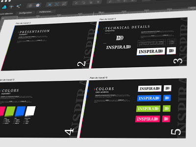 Inspiraddd, Source of design inspiration. d dribbble identity inspiraddd inspiration logo logotype wip