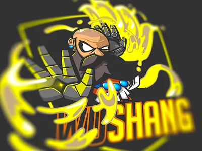 Wu Shang - Mascot illustration brawlhalla didier gaming illustration laureaux mascot shang wu