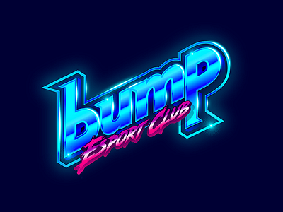 Bump eSport Club cyber didier esport games laureaux logo retro