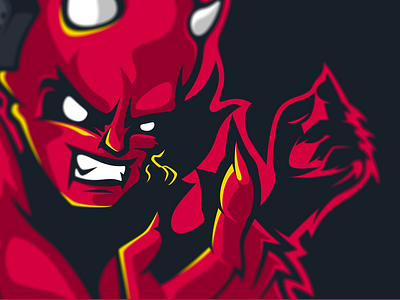 Devils Mascot Illustration demon diablo didier identity illustration laureaux logo mascot satan