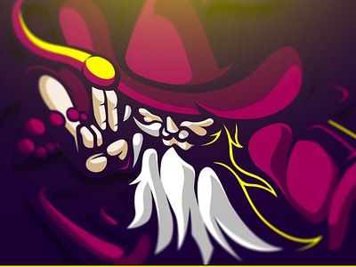 Wizard Mascot Exploration didier esport graphiste illustration laureaux logo mascot