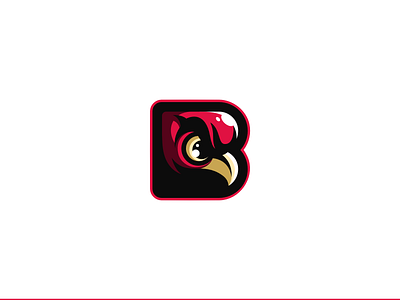 B Eagle Logo brand branding design didier esport illustration laureaux letter logo mascot monogram