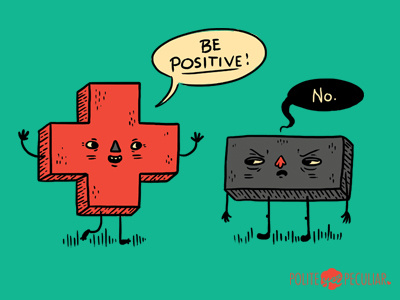 Be Positive funny word play
