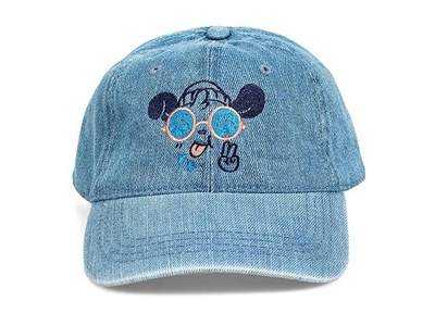 Dope As Heck Denim Hat apparel apparel design design digital art hat