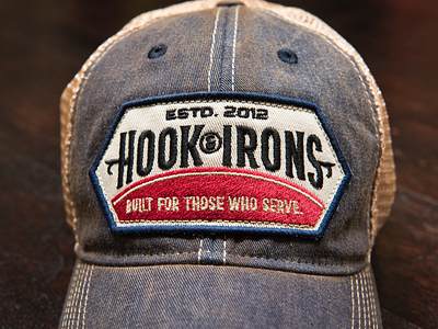 Hook&Irons Patches apparel colors design hat truck patches vintage style