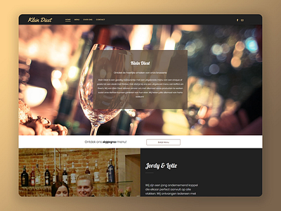 Simple Design For A Small Restaurant restaurant webdesign website