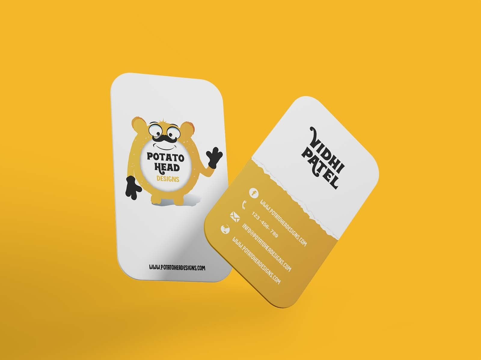 Potato Head Logo Design by Harshad Gehi on Dribbble