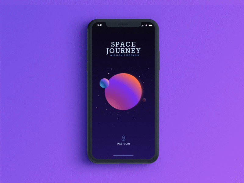 Planetary Ui animation app clean dailyui design development icon illustration illustrator ios madeinxd madewithxd mobile ui uidesign uiux ux xd