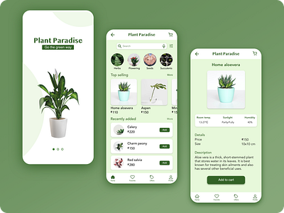 Plant Selling App UI