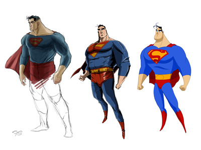 Superman - Character Art Design