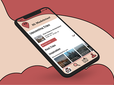 TripBuddy Travel App UX / UI Design