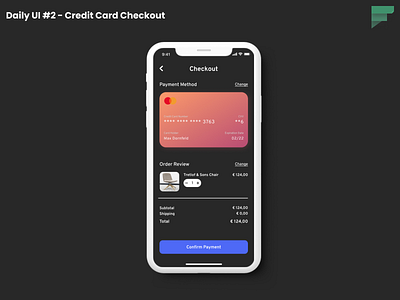 Daily UI #2 - Credit Card Checkout