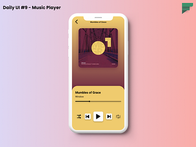 Daily UI #9 - Music Player