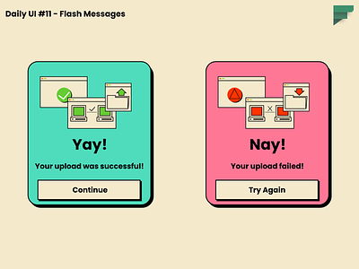 Daily UI #11 - Flash Messages