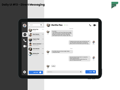 Daily UI #13 - Direct Messaging