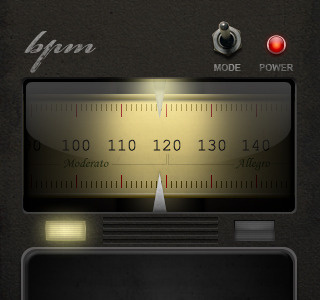 BPM - Boutique Theme bpm ios iphone metronome thumblabs vu meter