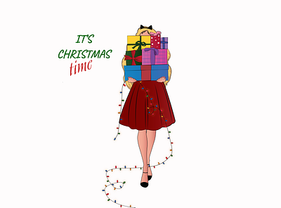 Christmas Time design illustration