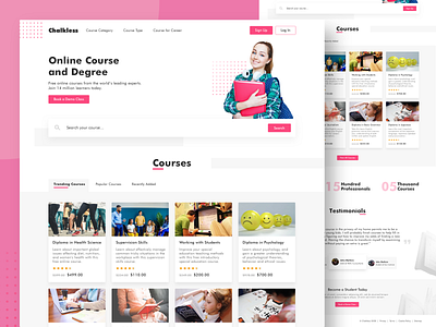 Online Course Landing Page • Chakless