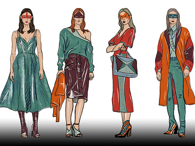 final collection design digitalart fashion fashion design fashion illustration illustration