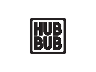 Hub Bub logo brand identity graphic design logo logotype mark