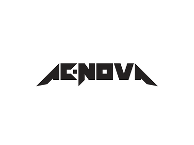 AC-NOVA logo brand identity graphic design logo logotype mark monotype