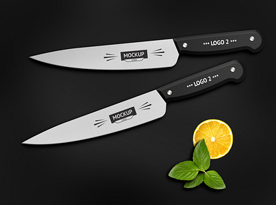 knife logo mockup knife logo mockup photosh