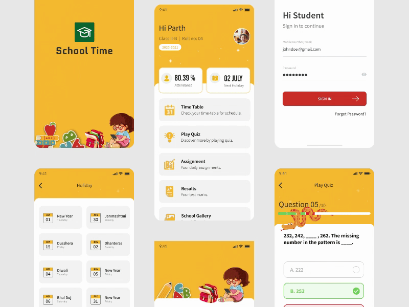 School Time App