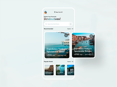 Travel App Concept