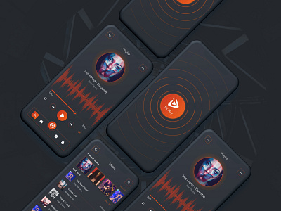 Neumorphic black music app adobe xd app latest latest music app music app music app ui neumorphic black music app ui design