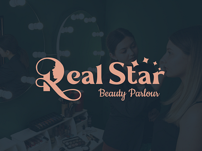 Real Star Beauty Parlour Logo animation beauty parlour logo beautylogo branding cosmetics logo graphic design latest logo logo logo design new logo parlour logo skin care logo trending logo beauty