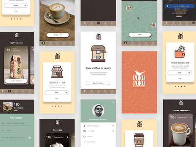 Coffee app - Puku Puku 01