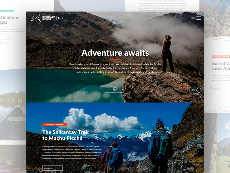 Mountain Lodge Peru trek andean peru adventure travel hotel lodge home web