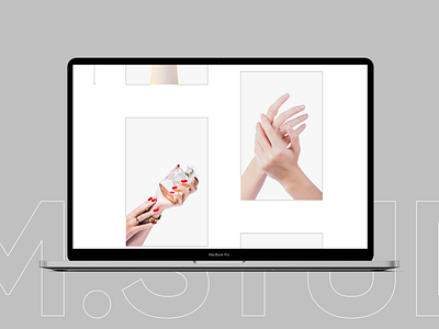 Nail Salon UI/UX Concept Website