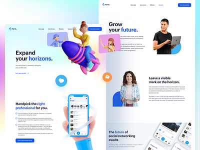 Hyra - Landing Page UI