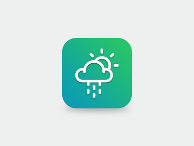 Weather Launcher Icon app app store icon ios launcher icon weather