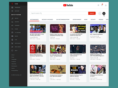 Youtube Redesign