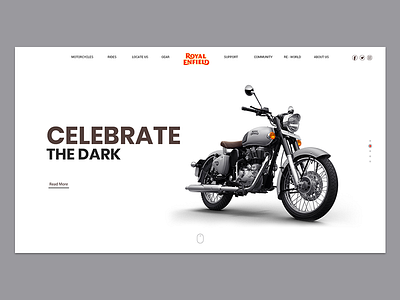 Royal Enfield - website redesign