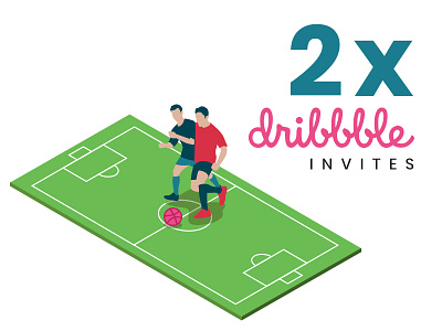 Dribbble Invite Giveaway 2x dribbble football giveaway ground india invitation invite two