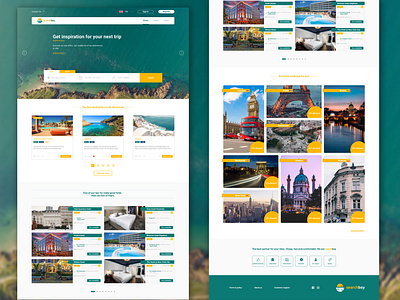 Searchbay_Website UI accommodation bay design figma hotels layout search searcher simple ui ux web website