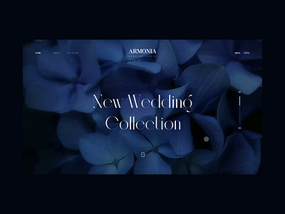 ARMONIA | Wedding Dresses Website after effect after effects animation design serif ui ux web web design webdesign website website design wedding wedding web wedding website weddings веб дизайн веб сайт дизайн дизайн сайта