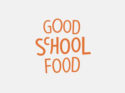 Good School Food design logo type typography