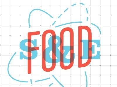 FS&E crest food logo mark science type