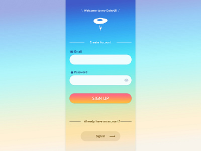 DailyUI 001 - SignUp