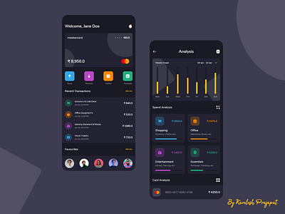 Wallet App Design adobexd app design card design design walletapp