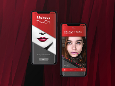 Beauty app: Makeup try-on