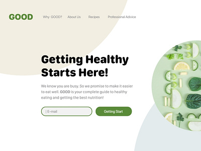 DCC 6 Healthy food land page