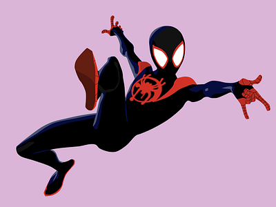 Miles Morales illustration illustrator marvel spiderman vector vector illustration