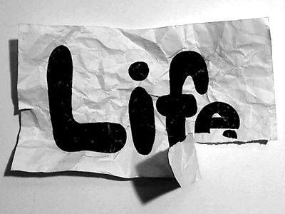 Words, Life, and Time debut design life stop motion time torn video words