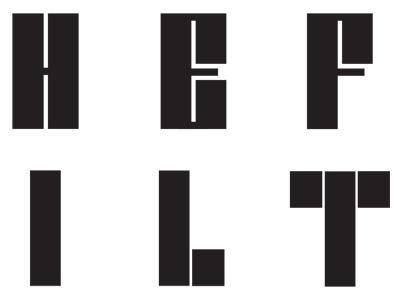 WIP Modular Typeface 1