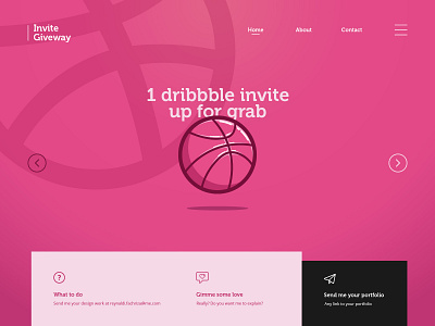 Dribbble Invite design dribbble invitation dribbble invite graphic design illustration interface design invite giveaway ui ui design ux ux design